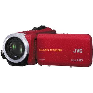 JVC Everio GZ-R10 Quad Proof Full HD Digital Video Camera Camcorder (Red)