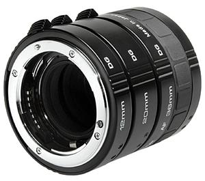 Kenko Macro Automatic Extension Tube Set DG for Sony - Digital Cameras and Accessories - Hip Lens.com