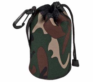 Lenscoat Neoprene Lens Pouch - Large Wide (Forest Green Woodland Camo) - Digital Cameras and Accessories - Hip Lens.com