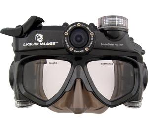 Liquid Image Scuba Series Mid-Size Underwater High Definition Digital Camera Mask HD - Digital Cameras and Accessories - Hip Lens.com