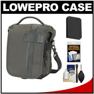 Lowepro Classified 140 AW Digital SLR Camera Bag/Case (Sepia) with LP-E12 Battery + Accessory Kit for Rebel SL1