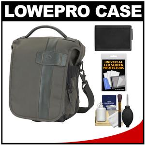 Lowepro Classified 140 AW Digital SLR Camera Bag/Case (Sepia) with NP-FW50 Battery + Accessory Kit for Sony A7 A7R A3000 NEX-C3 NEX-5R NEX-6 NEX-7