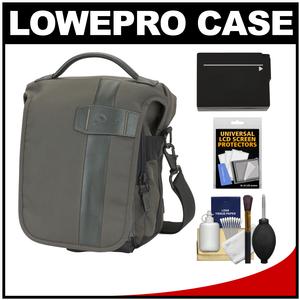 Lowepro Classified 140 AW Digital SLR Camera Bag/Case (Sepia) with DMW-BLC12 Battery + Accessory Kit for Panasonic DMC-G6