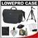 Lowepro CompuDay Photo 150 Messenger Digital SLR Camera Case (Black) with Photo/Video Tripod + Nikon Cleaning Kit