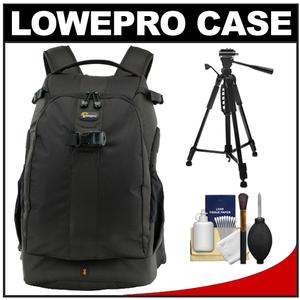Lowepro Flipside 500 AW Digital SLR Camera Backpack Case (Black) with Tripod + Cleaning Kit - Digital Cameras and Accessories - Hip Lens.com