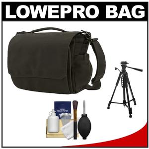 Lowepro Pro Messenger 160 AW Digital SLR Camera Case (Slate Grey) with Tripod + Cleaning Kit - Digital Cameras and Accessories - Hip Lens.com
