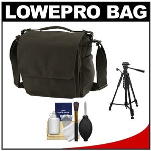 Lowepro Pro Messenger 180 AW Digital SLR Camera Case (Slate Grey) with Tripod + Cleaning Kit - Digital Cameras and Accessories - Hip Lens.com