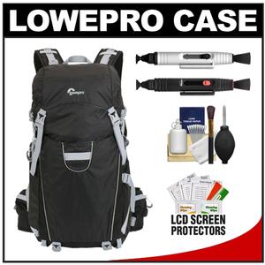 Lowepro Photo Sport 200 AW Digital SLR Camera Backpack Case (Black) with (2) Lenspens + Cleaning Kit + LCD Protectors + Accessory Kit - Digital Cameras and Accessories - Hip Lens.com