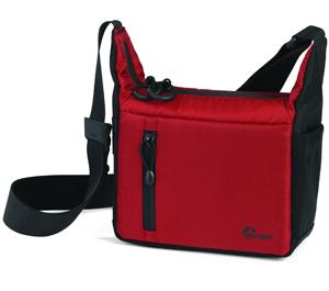 Lowepro Streamline 100 Photo/Video ILC Digital SLR Camera Case (Red/Black) - Digital Cameras and Accessories - Hip Lens.com
