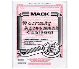 Mack +3 YR Digital Camera Extended Warranty ($250-500 Retail) [1012] (MUST BE REGISTERED) - Digital Cameras and Accessories - Hip Lens.com