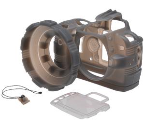 MADE Rubberized Camera Armor Case for Nikon D40  D40x  D60 (Smoke) - Digital Cameras and Accessories - Hip Lens.com