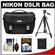 Nikon Deluxe Digital SLR Camera Case - Gadget Bag with 58
