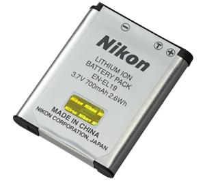 Nikon EN-EL19 Rechargeable Li-ion Battery - Digital Cameras and Accessories - Hip Lens.com