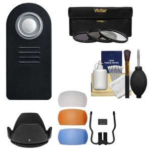 Essentials Bundle for Nikon D5300 D5500 D7100 D7200 DSLR Camera & 18-140mm VR Lens with Remote + 3 UV/CPL/ND8 Filters + 4 Pop-Up Flash Diffusers + Lens Hood + Kit Essentials Bundle for Nikon D5300 D5500 D7100 D7200 DSLR Camera & 18-140mm VR Lens with Remote + 3 UV/CPL/ND8 Filters + 4 Pop-Up Flash Diffusers + Lens Hood + Kit