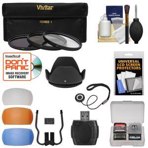 Essentials Bundle for Nikon D5300 D5500 D7100 D7200 DSLR Camera & 18-140mm VR Lens with 3 UV/CPL/ND8 Filters + Lens Hood + 4 Pop-Up Flash Diffusers + Reader + Kit Essentials Bundle for Nikon D5300 D5500 D7100 D7200 DSLR Camera & 18-140mm VR Lens with 3 UV/CPL/ND8 Filters + Lens Hood + 4 Pop-Up Flash Diffusers + Reader + Kit