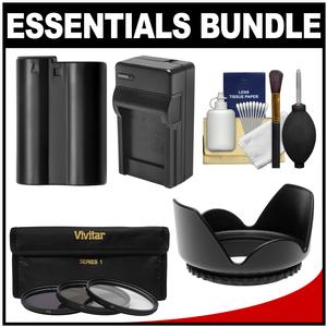 Essentials Bundle for Nikon D7100 & D7200 DSLR Camera & 18-140mm VR Lens with EN-EL15 Battery & Charger + 3 UV/CPL/ND8 Filter Kit Essentials Bundle for Nikon D7100 & D7200 DSLR Camera & 18-140mm VR Lens with EN-EL15 Battery & Charger + 3 UV/CPL/ND8 Filter Kit