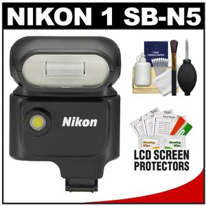 Nikon 1 SB-N5 Speedlight Flash with Cleaning Kit for 1 V1 Interchangeable Lens Digital Camera - Digital Cameras and Accessories - Hip Lens.com