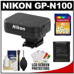 Nikon GP-N100 GPS Geotag Adapter Unit for the 1 V1 Digital Camera with 16GB Card + Cleaning & Accessory Kit - Digital Cameras and Accessories - Hip Lens.com