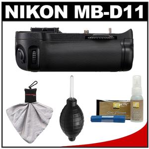 Nikon MB-D11 Grip Multi-Power Battery Pack for the D7000 Digital SLR Camera with Cleaning & Accessory Kit