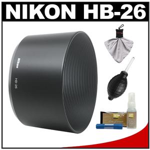 Nikon HB-26 Bayonet Lens Hood for 70-300mm f/4-5.6 G AF with Cleaning Kit - Digital Cameras and Accessories - Hip Lens.com
