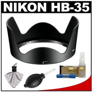 Nikon HB-35 Bayonet Lens Hood for Nikon 18-200mm f/3.5-5.6G VR II DX AF-S with Cleaning Kit - Digital Cameras and Accessories - Hip Lens.com