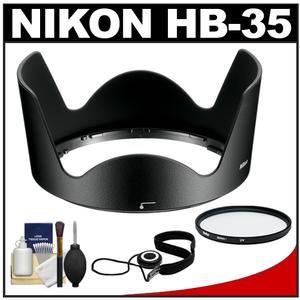 Nikon HB-35 Bayonet Lens Hood for Nikon 18-200mm f/3.5-5.6G VR II DX AF-S with UV Filter + Accessory Kit - Digital Cameras and Accessories - Hip Lens.com