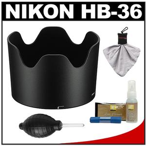 Nikon HB-36 Bayonet Lens Hood for 70-300mm f/4.5-5.6G VR with Cleaning Kit - Digital Cameras and Accessories - Hip Lens.com