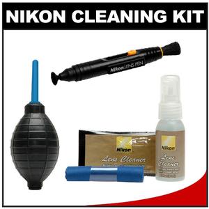 Nikon Digital Camera and Lens Cleaning Kit with Nikon Clothes  Fluid  LensPen + Hurricane Blower - Digital Cameras and Accessories - Hip Lens.com