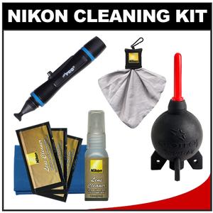 Nikon Digital Camera and Lens Cleaning Kit with Nikon Clothes  Fluid  LensPen  Lens Cloth Spudz + Giottos Rocket Blower - Digital Cameras and Accessories - Hip Lens.com