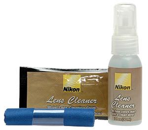 Nikon 3-Piece Lens Cleaning Kit (Microfiber Cloth/Fluid/Moist Cloths) - Digital Cameras and Accessories - Hip Lens.com