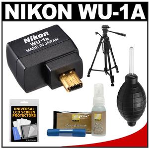 Nikon WU-1a Wireless Mobile Adapter for D3200 DSLR Camera Sends Images Directly to your iPhone or Android Smartphone or iPad Tablet + Tripod Kit - Digital Cameras and Accessories - Hip Lens.com