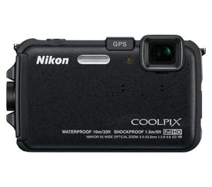 Nikon Coolpix AW100 Shock & Waterproof GPS Digital Camera (Black) - Digital Cameras and Accessories - Hip Lens.com