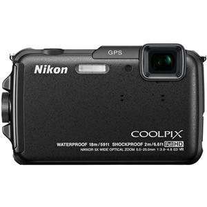 Nikon Coolpix AW110 Shock & Waterproof GPS Wi-Fi Digital Camera (Black)
