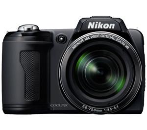 Nikon Coolpix L110 Digital Camera (Matte Black) - Refurbished includes Full 1 Year Warranty - Digital Cameras and Accessories - Hip Lens.com