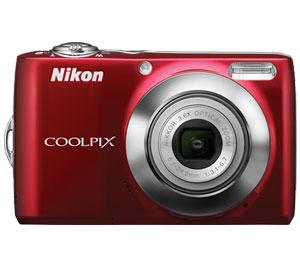 Nikon Coolpix L24 Digital Camera (Red) - Refurbished includes Full 1 Year Warranty - Digital Cameras and Accessories - Hip Lens.com