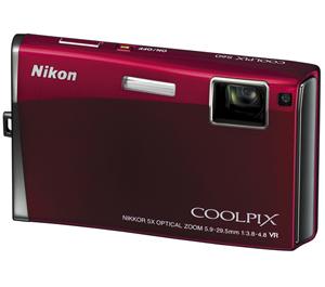 Nikon Coolpix S60 Digital Camera (Crimson Red) - Refurbished includes Full 1 Year Warranty - Digital Cameras and Accessories - Hip Lens.com