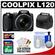 Nikon Coolpix L120 Digital Camera (Black) - Factory Demo with 8GB Card + Case + Cleaning & Accessory Kit