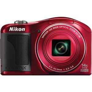 Nikon Coolpix L610 Digital Camera (Red) - Digital Cameras and Accessories - Hip Lens.com