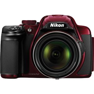 Nikon Coolpix P520 GPS Digital Camera (Red)
