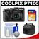 Nikon Coolpix P7100 Digital Camera (Black) - Factory Refurbished with 16GB Card + Case + Cleaning Kit