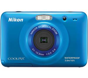 Nikon Coolpix S30 Shock & Waterproof Digital Camera (Blue) - Digital Cameras and Accessories - Hip Lens.com