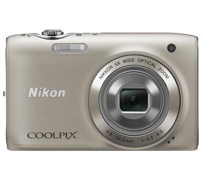 Nikon Coolpix S3100 Digital Camera (Silver) - Refurbished includes Full 1 Year Warranty - Digital Cameras and Accessories - Hip Lens.com