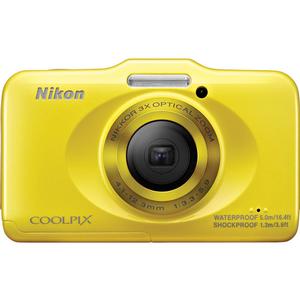 Nikon Coolpix S31 Shock & Waterproof Digital Camera (Yellow)