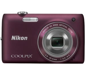 Nikon Coolpix S4100 Digital Camera (Plum) - Refurbished includes Full 1 Year Warranty - Digital Cameras and Accessories - Hip Lens.com