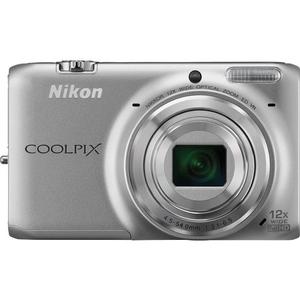 Nikon Coolpix S6500 Wi-Fi Digital Camera (Silver) - Factory Refurbished includes Full 1 Year Warranty