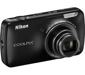 Nikon COOLPIX S800c Android Wi-Fi GPS Digital Camera (Black)