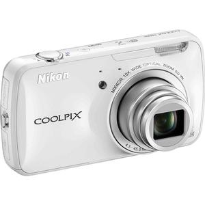Nikon Coolpix S800c Android Wi-Fi GPS Digital Camera (White) - Factory Refurbished includes Full 1 Year Warranty