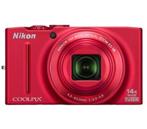 Nikon Coolpix S8200 Digital Camera (Red) - Refurbished includes Full 1 Year Warranty - Digital Cameras and Accessories - Hip Lens.com