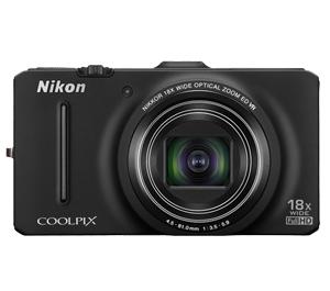 Nikon Coolpix S9300 GPS Digital Camera (Black) - Refurbished includes Full 1 Year Warranty - Digital Cameras and Accessories - Hip Lens.com