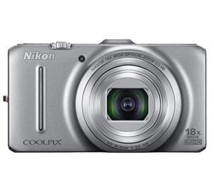 Nikon Coolpix S9300 GPS Digital Camera (Silver) - Digital Cameras and Accessories - Hip Lens.com